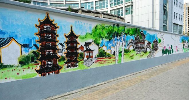天吶長達(dá)230米的手繪墻驚現(xiàn)南翔忍不住多看幾眼